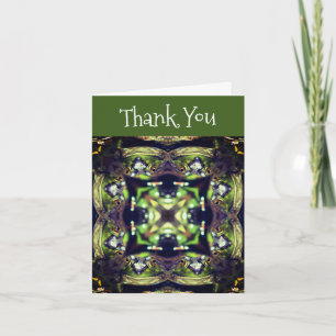 Carte de remerciements d'art Abstrait Bullfrog