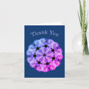 Carte de remerciements d'art Kaleidoscope