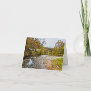 Carte de remerciements d'automne de Jacks Fork