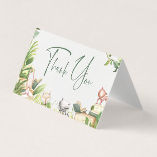 Carte de remerciements de Baby shower à thème Stor
