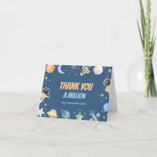 Carte de remerciements de Baby shower de Houston