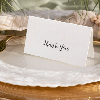 Carte de remerciements de Baby shower minimaliste