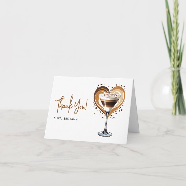 Carte de remerciements de Baby shower Tini One Cof (Devant)