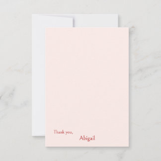Carte de remerciements de Baby shower transparent