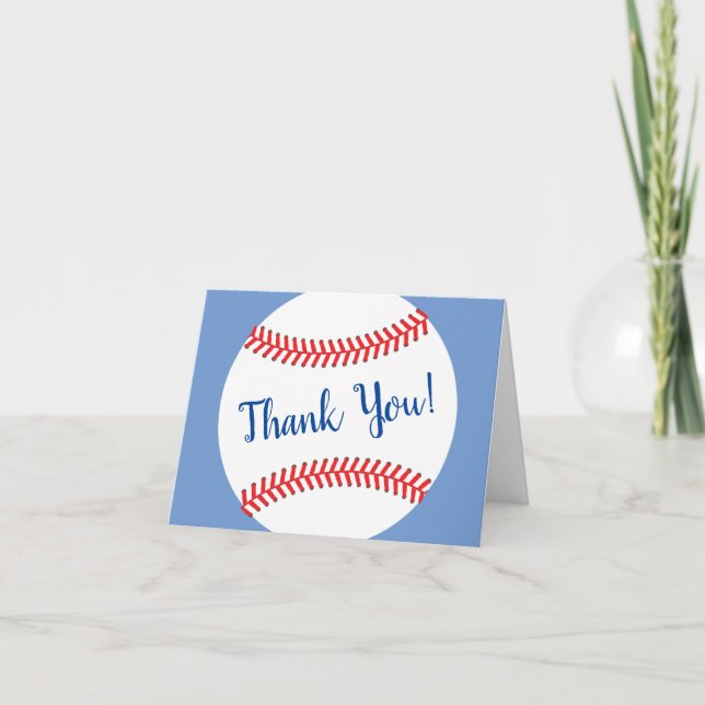 Carte de remerciements de base-ball Little Slugger (Devant)