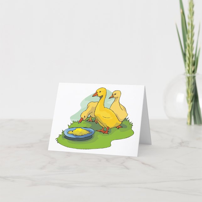 Carte de remerciements de canettes (Créateur téléchargé)