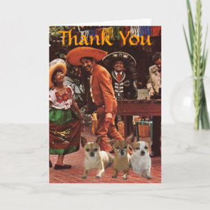 Carte de remerciements de chiwawas