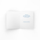 Carte de remerciements de croisière