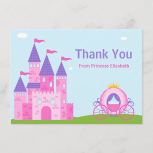 Carte de remerciements de fête d'anniversaire de