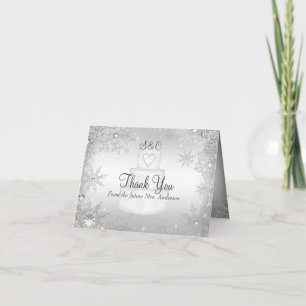 Carte de remerciements de Fête de la mariée de