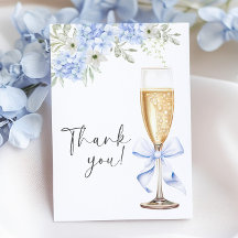 Carte de remerciements de Fêtes des mariées Floral