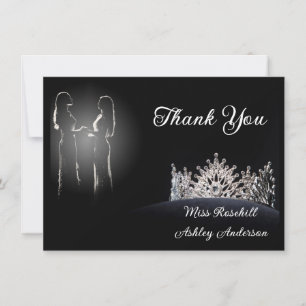 Carte de remerciements de la couronne de concours