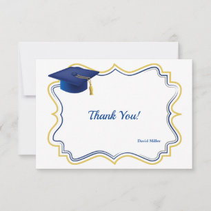 Carte de remerciements de la limite de diplômes