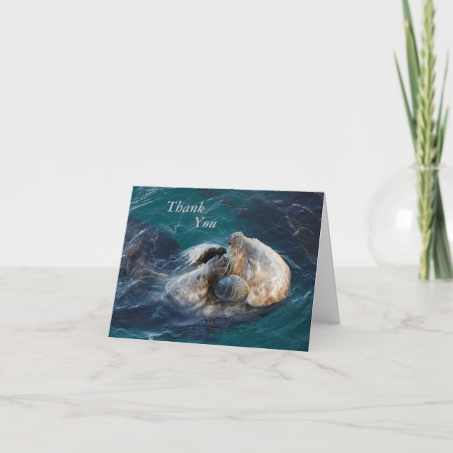 Carte de remerciements de la Loupe de mer (Devant)