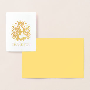 Carte de remerciements de la reine Pageant