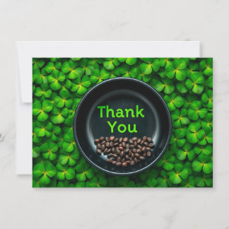 Carte de remerciements de la Saint-Patrick