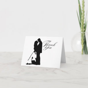 Carte de remerciements de mariage