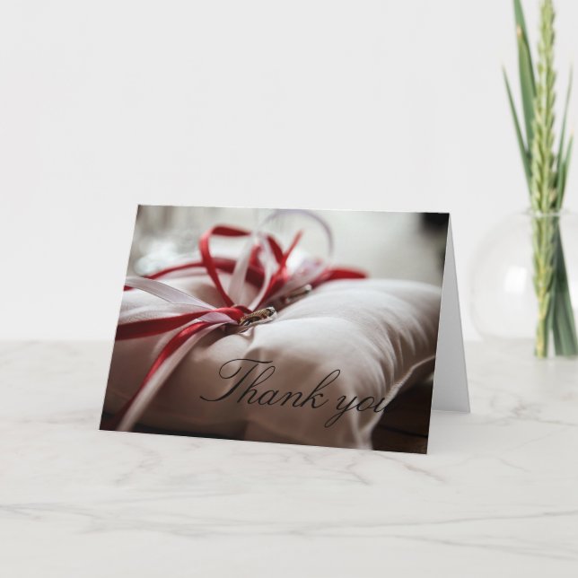 Carte de remerciements de mariage (Devant)