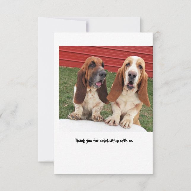 carte de remerciements de mariage (Devant)