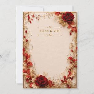 Carte de Remerciements de Mariage
