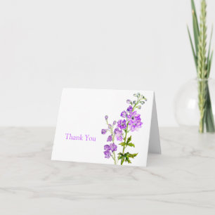 Carte de remerciements de mariage d'art de
