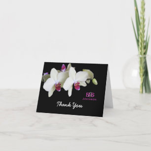 Carte de remerciements de mariage -- Initiales et