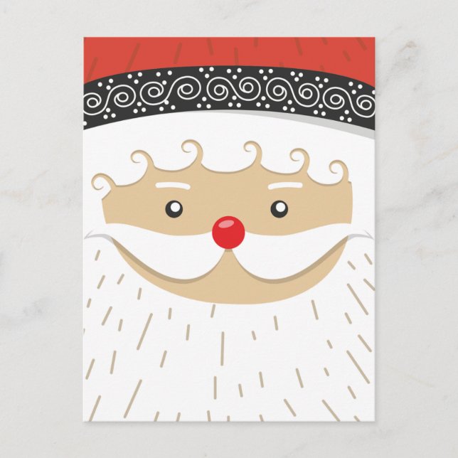 Carte de remerciements de Noël du Père Noël (Devant)
