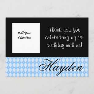 Carte de remerciements de Personlized