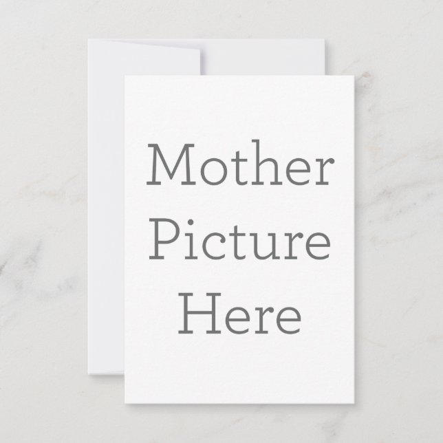 Carte de remerciements simple 8,9 cm x 12,7 cm (Devant)