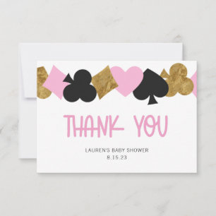 Carte de remerciements de poker