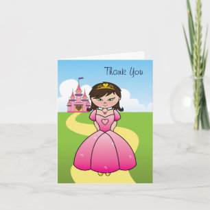 Carte de remerciements de princesse Party