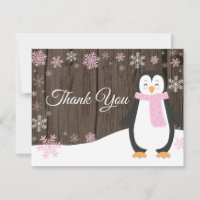 Carte de remerciements de rose de flocon de neige