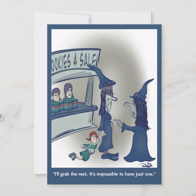 Carte de remerciements de scout fille (Devant)