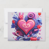 carte de remerciements de valentiane