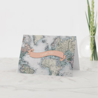 Carte de remerciements de voyage