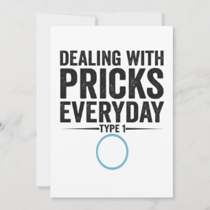 Carte De Remerciements Dealing with Pricks Everyday Type 1