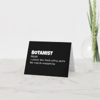 Définition de botaniste drôle