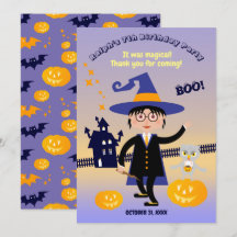Déguisement Halloween Garçon Sorcier Fête d'annive