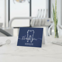 Dentiste Clean Tooth Navy Blue Dental Office