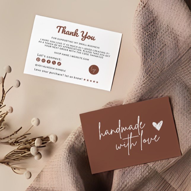 Carte de remerciements d'entreprise rétro (Créateur téléchargé)