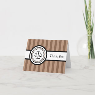 Carte de remerciements des échelles juridiques des