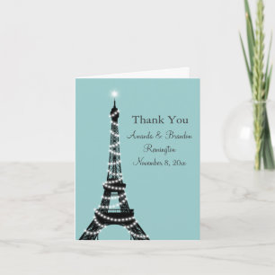 Carte de remerciements des lumières parisiennes (t