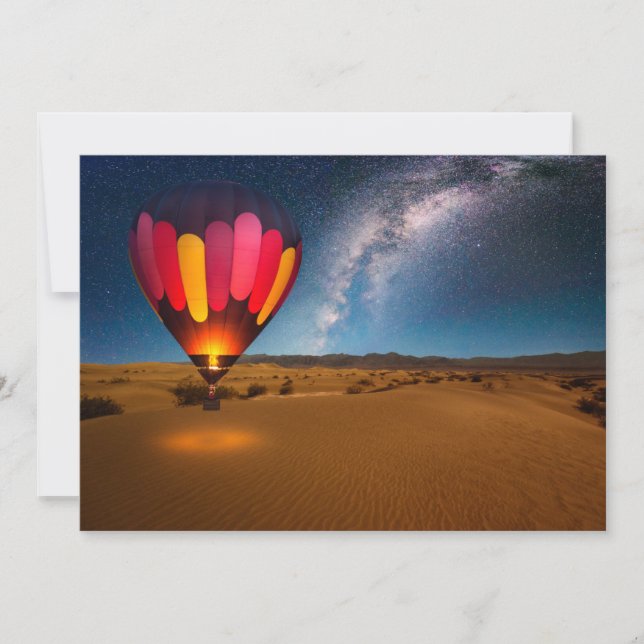 Carte De Remerciements Deserts | Dunes Death Valley (Devant)