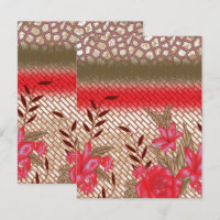 Design de tissu complexe avec motifs floraux