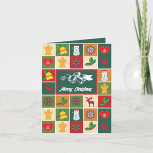 Carte De Remerciements Design d'icône de Noël, client saisonnier