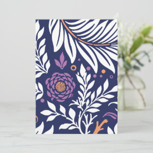 Carte De Remerciements Design floral 22