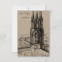 Dessin libre de Prague avec amour