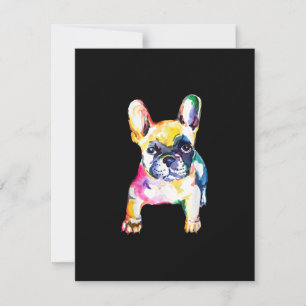 Carte De Remerciements Dessin original de Bulldog