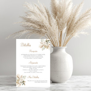 Carte De Remerciements Détails de mariage bohème en espagnol