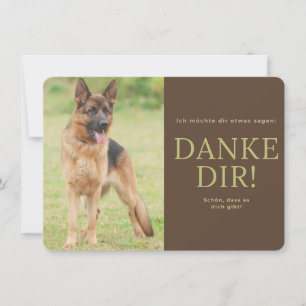 Carte De Remerciements Deutscher Schäferhund